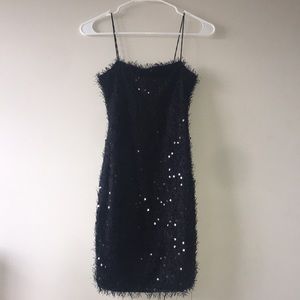 fashion nova black mini bodycon dress